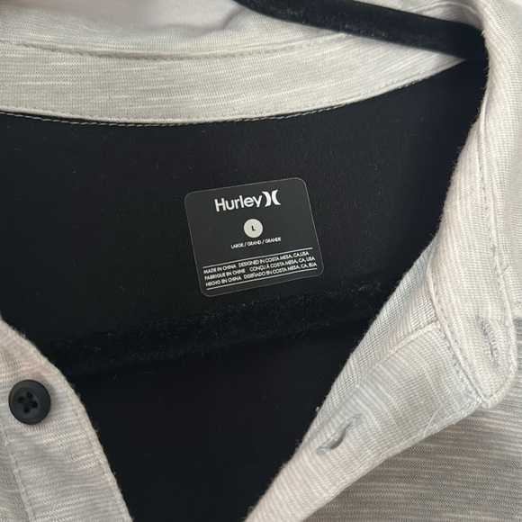 HURLEY SOFT CASUAL SHORT SLEEVE POLO (L) - Picture 5 of 8